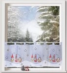 Weckbrodt Scheibengardine Wichtel mit Sternen (1 St), Schlaufen, blickdicht,