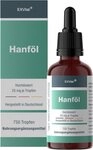 Hanfsamen&ouml;l 25mg mit Omega 3-6-9 Fetts&auml;uren, kaltgepresst, 750 Tropfen...