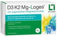 Dr. Loges + Co. GmbH D3 K2 Mg-Loges Kapseln Kapseln, 180 St.