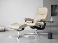 Stressless&reg; Relaxsessel Consul, mit Cross Base, Gr&ouml;&szlig;e S, M & L, Holzakzent Schwarz