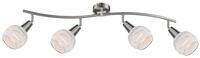 GLOBO LIGHTING LED Deckenstrahler ELLIOTT, Leuchtmittel wechselbar, Warmwei&szlig;,