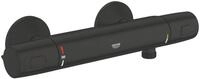 Grohe Badarmatur Precision Trend Thermostat-Brausebatterie - Mattschwarz