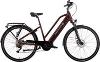 SAXONETTE E-Bike Trekkingrad Premium Sport (Trapez), 10 Gang, Kettenschaltung,