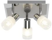 Brilliant Deckenstrahler Lea, LED wechselbar, Warmwei&szlig;, LED Spotrondell 3flg