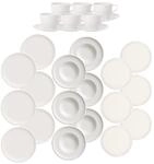 Geschirr-Set VILLEROY & BOCH "Geschirr-Set Artesano Original 30er Set wei&szlig;", wei&szlig;,