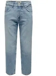 ONLY & SONS Regular-fit-Jeans ONSEDGE STRAIGHT BROMO 0017 DOT DNM NOOS blau 38