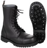 PureTrash Springerstiefel schwarz oder Stahlkappenstiefel 10-Loch Pure Trash