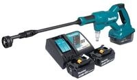 Makita Hochdruckreiniger DHW 180 RF 18 V 24 bar + 2x Akku 3,0 Ah + Ladeger&auml;t