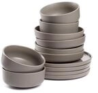LEONARDO Geschirr-Set Teller Set ROMA, Geschirrset, 12-teilig (12-tlg), 4...