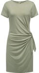Ragwear Shirtkleid Knotta Kurzarm Sommerkleid mit seitlichem Bindeband