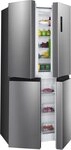Hanseatic French Door HCDD18080CI, 180 cm hoch, 79,5 cm breit, inkl. 3 Jahre