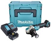 Makita Winkelschleifer DGA 520 ST1JX1 18 V 125 mm X-LOCK + 1x Akku 5,0 Ah + Lader +