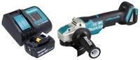 Makita Winkelschleifer DGA 520 ST1X1 18 V 125 mm X-LOCK Brushless + 1x Akku 5,0 Ah +