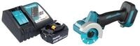 Makita Winkelschleifer DMC 300 RF1 18 V 76 mm Brushless + 1x Akku 3,0 Ah + Ladeger&auml;t
