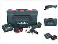 metabo Winkelschleifer W 18 7-125 Akku Winkelschleifer 18 V 125 mm + 1x Akku 5,5 Ah +