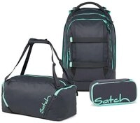 Satch Schulrucksack Pack (3tlg, inkl. Schlamperbox und Sporttasche)