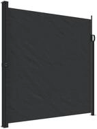 vidaXL Seitenmarkise Sichtschutz Windschutz Ausziehbar Schwarz 200x300 cm