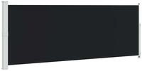 vidaXL Seitenmarkise Seitenmarkise Ausziehbar 180x500 cm Schwarz (1-St)