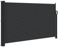 vidaXL Seitenmarkise Sichtschutz Windschutz Ausziehbar Schwarz 120x600 cm