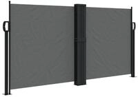 vidaXL Seitenmarkise Sichtschutz Windschutz Ausziehbar Anthrazit 120x1000 cm