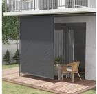 Outsunny Markise Seitenmarkise, Einziehbares Sonnenschutz (Vertikalmarkise, 1-St.,