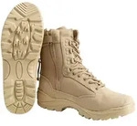 Mil-Tec Army Tactical Boot mit Zipper Stiefel braun 42 EU