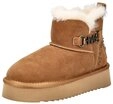 Mustang Shoes Mustang Shoes Stiefelette Veloursleder Plateaustiefelette