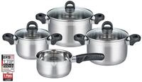 Elo Basic Topf-Set Turmalin, Edelstahl 18/10 (Set, 7-tlg., je 1 Fleischtopf &Oslash;