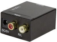 LogiLink LogiLink CA0102 Toslink / Cinch Audio Adapter [2x Cinch-Buchse, Cinch