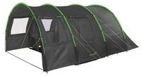 Skandika Tunnelzelt Kemi 4 Campingzelt mit 2 dunklen Schlafkabinen, Personen: 4,