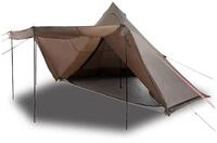 vidaXL Tipi-Zelt Tipi-Familienzelt 8 Personen Braun Wasserdicht, Personen: 6 (1...