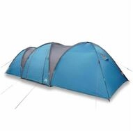 vidaXL Tunnelzelt Kuppel-Familienzelt 8 Personen Blau Wasserdicht, (1 tlg) blau
