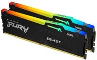Kingston FURY Beast RGB - DDR5 - Kit - 128 GB: 2 x 64 GB - DIMM 288-PIN - 2800