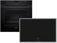 SIEMENS Backofen-Set, mit Teleskopauszug nachr&uuml;stbar, Pyrolyse-Selbstreinigung,