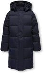 Steppmantel KIDS ONLY "KOGIRENE PUFFER COAT OTW NOOS", M&auml;dchen, Gr. 122, blau (night