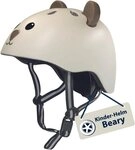 Hudora Kinderhelm Beary, mocha, Kleinkind-Helm in XXS/XS - Ideal f&uuml;r Laufrad,