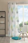 HOME WOHNIDEEN Gardine Home Wohnideen Schlaufenschal Voile Bedruckt Seite (1...