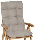 Beautissu Hochlehnerauflage 2er Set Hochlehner Auflagen Flair HL, 120x50x8cm,