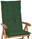 Beautissu Hochlehnerauflage Gartenstuhlauflage Loft HL Dunkelgr&uuml;n, 120x50x6cm,