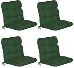 Beautissu Sitzauflage 4er Set Niedriglehner Auflagen Set Flair NL, 100x50x8cm,