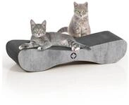 Canadian Cat Company Kratzbrett Satellite 2.0, (schwarz betonoptik, ca. 76 x 24 x 15