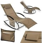 SoBuy Gartenliege OGS28, Relaxliege Schaukelliege Strandliege Outdoor,...