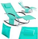 SoBuy Gartenliege OGS28, Relaxliege Schaukelliege Strandliege Outdoor...