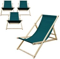 ECD Germany Gartenliege Holz Liegestuhl Beachstuhl klappbarer Strandstuhl...