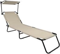 VCM Gartenliege Dach 185x24x55cm, 1