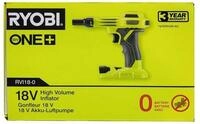 RYOBI Montagewerkzeug Ryobi RVI18-0 &ndash; 18V ONE+ Akku-Kompressor/Inflator (ohne