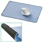 Hama Mauspad Soft Touch Mousepad Business Mauspad Blau (1-St), Flach 3mm d&uuml;nn...