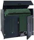 MCW M&uuml;lltonnenbox MCW-M54, Schneelast bis 150kg/m&sup2;, Windbest&auml;ndigkeit bis...