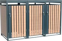 WESTMANN M&uuml;lltonnenbox Planta, Platz f&uuml;r 3 M&uuml;lltonnen je 240 L, BxHxT: