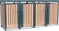 WESTMANN M&uuml;lltonnenbox Planta, Platz f&uuml;r 4 M&uuml;lltonnen je 240 L, BxHxT: